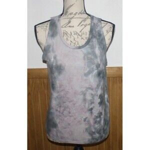 Cloud Chaser Womens Juniors Green Tied Dye Sleeveless Top Sz Medium Summer GUC